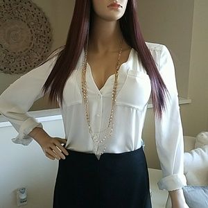 Express sheer blouse